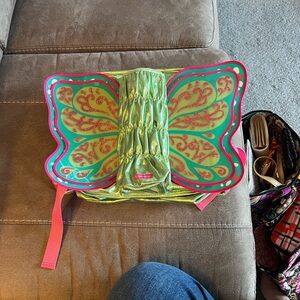 American Girl Green and Pink Butterfly Wings